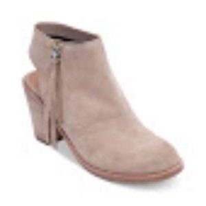 Women's Natural Jentry Open Back Booties by DV